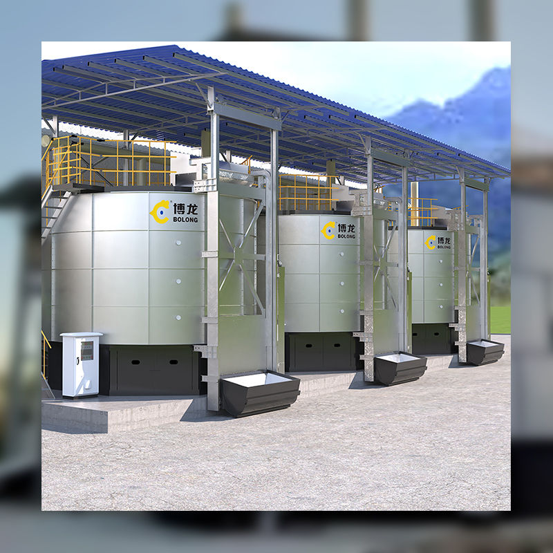 China poultry composting machine with easy maintenance